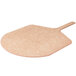 An American Metalcraft natural pressed pizza peel with a wooden handle.