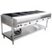 A Vollrath stainless steel electric hot food table with five sealed wells.