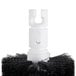 A white plastic Bar Maid glass washer brush with black bristles.