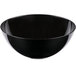 A Fineline black plastic round bowl.