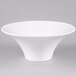 An American Metalcraft flared round white melamine bowl with a curved design.