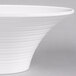 An American Metalcraft white melamine flared round serving bowl.