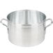A Vollrath Wear-Ever aluminum sauce pot with two handles.