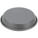 An American Metalcraft hard coat anodized aluminum deep dish pizza pan with a grey round lid.
