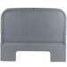 A granite gray plastic tray with a handle for a Cambro Versa Food Bar.