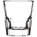 A close up of a Libbey clear glass.