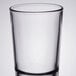 A clear Libbey stackable cooler glass with a small rim.