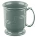 A grey Cambro Shoreline Collection insulated mug with a handle.