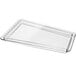 KitchenAid fruit and vegetable strainer parts in a clear plastic tray with a lid.