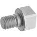 A stainless steel threaded adapter gear for an Edlund can opener.