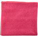 A red Unger SmartColor microfiber cloth with a white edge.