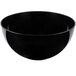A Fineline black plastic round bowl.