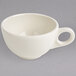 A white Homer Laughlin Boston China cup with a handle.