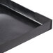A Solwave solid rectangular black tray.