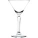 A Libbey martini glass with a clear stem.