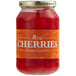 A jar of Regal Orange Maraschino Cherries with Stems.