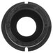 A black circular rubber sleeve with a hole in the middle.