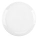 An Acopa bright white stoneware plate with a white background.