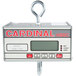 A Cardinal Detecto digital hanging scale with a hook.
