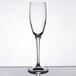A close-up of a clear Reserve by Libbey Contour wine glass.