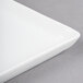 A white rectangular Libbey Aluma White porcelain tray.