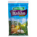 A blue and white Hidden Valley Fat Free Italian Dressing packet.