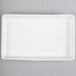 A white rectangular Libbey Chef's Selection porcelain tray.