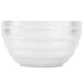 A white Vollrath beehive serving bowl with a white background.
