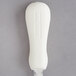 A white plastic oyster knife handle with textured grip.