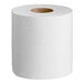 A roll of Lavex white center pull paper towel on a white surface.