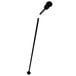 A Royal Paper Stix To Go black beverage plug and stirrer with a black cord.