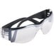 Cordova safety glasses with black frames.