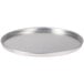 An American Metalcraft heavy weight aluminum pizza pan with straight sides.