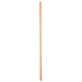 A Royal Paper eco-friendly wooden coffee stirrer with a long handle.