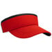A red and black Headsweats visor.