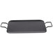 An American Metalcraft wrought iron rectangular tray with handles.