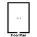 A black rectangular sign with white text reading "Norlake Kold Locker 10' x 14' x 7' 7" Indoor Walk-In Cooler"