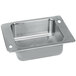 An Advance Tabco stainless steel drop-in sink with a hole.