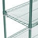 A Metro Metroseal 3 wire shelving unit with three shelves.