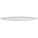 An American Metalcraft aluminum coupe pizza pan with a silver rim on a white background.