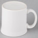 A white Fiesta Java mug with a handle.