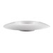 A CAC white porcelain bowl with a wide round edge.