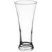 An Anchor Hocking flared pilsner glass on a white background.