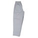Chef Revival extra large men's houndstooth baggy cook pants in grey with a side pocket on a white background.