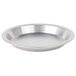 An American Metalcraft aluminum pie pan with a round rim.