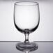 A Libbey Bristol Valley wine glass with a reflection.