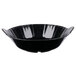 A black Siciliano bowl with curved edges.
