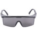 Cordova black safety glasses with gray lenses.