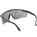 Cordova black safety glasses with gray lenses.