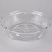 A clear plastic bowl with a clear lid.